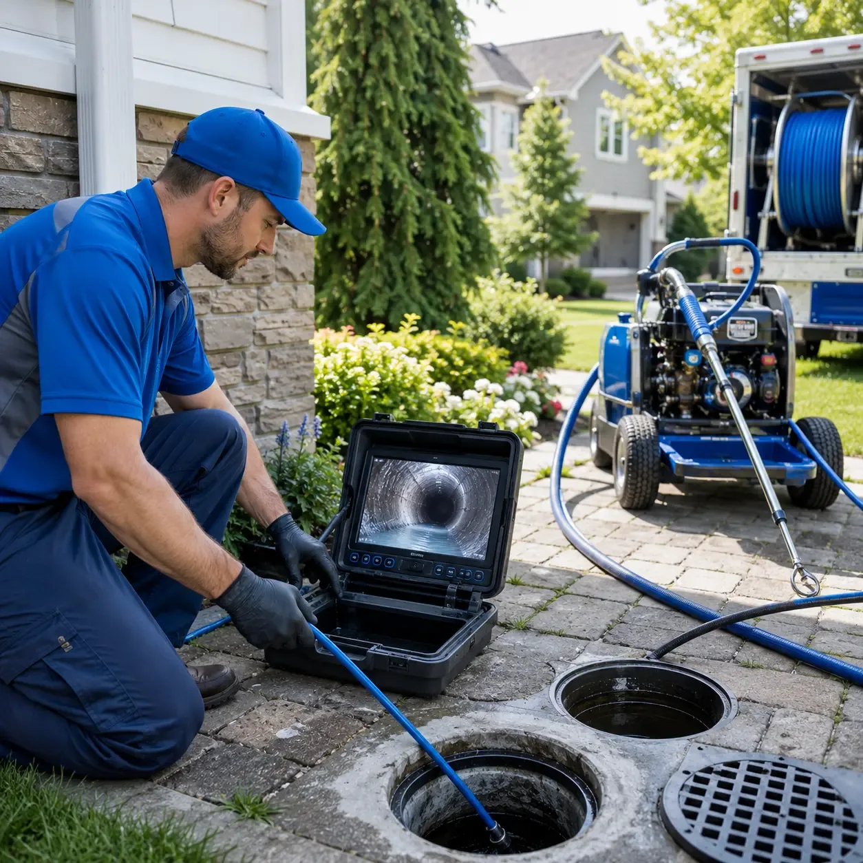 Outdoor drain cleaning professionals serving Fort Defiance, VA